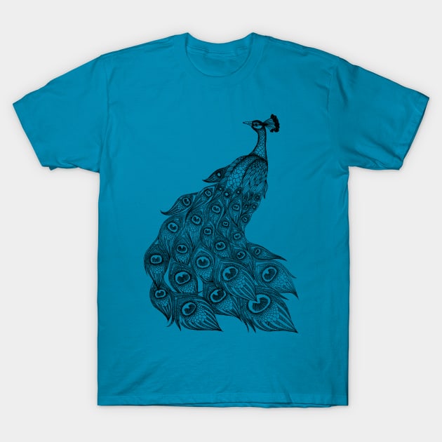 Peacock T-Shirt by JuliaKiss